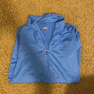 Blue Nike Quarter-zip Pullover